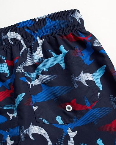 TONY HAWK Boys' Rash Guard Set - 4 Piece UPF 50+ Quick Dry Swim Trunks and Swim Shirt (4-7) in Kuwait