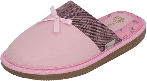 شبشب STAHL للنساء مريح من جلد الغنم الأصلي عالي الكثافة ونعل مضاد للانزلاق مع بطانة فائقة النعومة للاستخدام الداخلي/الخارجي 1828 in Kuwait