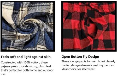 Different Touch 3 Pack Pajama Lounge Bottom Pants with Pocket Cotton Bottoms Sleepwear For Men in Saudi Arabia