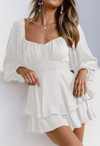 Linsery Women Boho Off Shoulder Romper Floral Print Tie Back Ruffle Hem Chiffon Short Jumpsuit in Kuwait