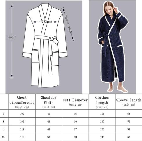 أردية ULEEMARK للنساء والرجال والنساء ورداء حمام من الفلانيل الناعم كيمونو للنساء in Kuwait