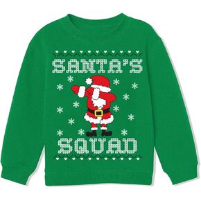 CM-Kid Boy Girl Sweatshirt Ugly Christmas Sweater Style Xmas Santa Dinosaur Shirt 4-10 Years