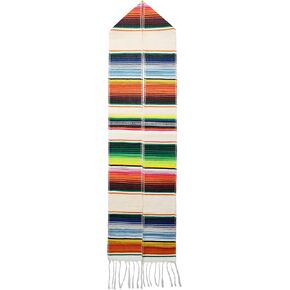GraduationMall المكسيكي Serape التخرج سرق مع شرابة بيضاء 7 ألوان in Kuwait