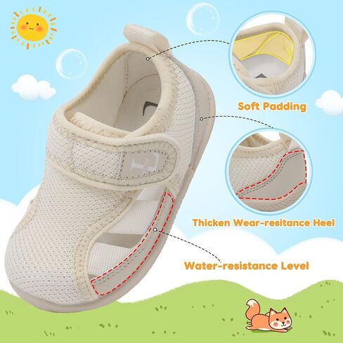 L-RUN Toddler Shoes Barefoot Kids Sneakers Wide Minimalist Boys Girls Summer Footwear for Indoor Outdoor Walking Running in Kuwait