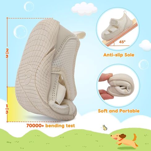 L-RUN Toddler Shoes Barefoot Kids Sneakers Wide Minimalist Boys Girls Summer Footwear for Indoor Outdoor Walking Running in Kuwait