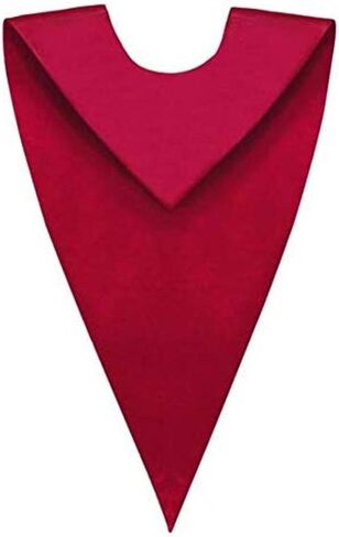 CLERKMANS Unisex Adult V-Neck Graduation Stole, All Colors in Kuwait