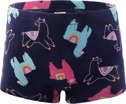 Kids Little Girls Underwear Toddler Baby 100% Cotton Soft Briefs Panties Cartoon Big Girls Undies 1-10 Years (Pack of 6) in Kuwait
