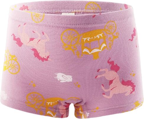 Kids Little Girls Underwear Toddler Baby 100% Cotton Soft Briefs Panties Cartoon Big Girls Undies 1-10 Years (Pack of 6) in Kuwait