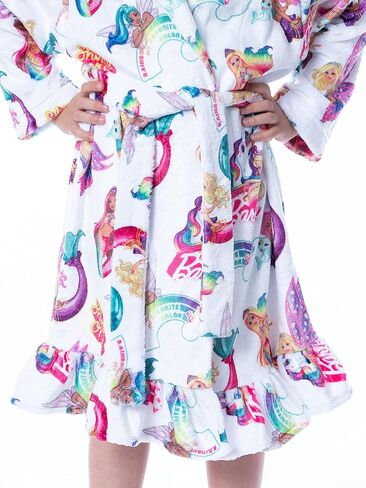 رداء حمام مكشكش للفتيات من INTIMO Mattel Barbie Fantasy Mermaid Fairy Rainbow in Saudi Arabia
