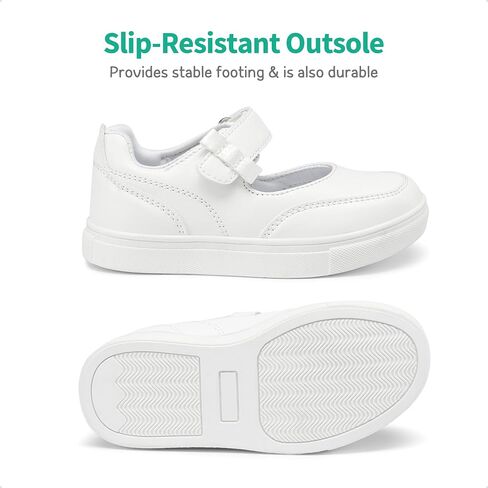 أحذية DREAM PAIRS للأطفال البنات ماري جين أحذية رياضية بحزام للفتيات الصغيرات أحذية مدرسية ناعمة لحفلات المشي أحذية مسطحة in Kuwait