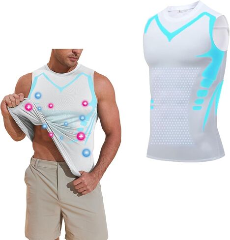 Beotyshow الأيونية تشكيل قميص بدون أكمام التثدي ضغط تانك الأعلى محدد شكل الجسم التخسيس سترة ملابس داخلية قميص in Kuwait