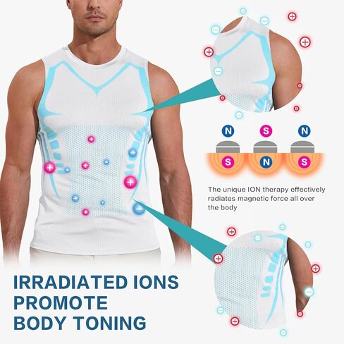 Beotyshow الأيونية تشكيل قميص بدون أكمام التثدي ضغط تانك الأعلى محدد شكل الجسم التخسيس سترة ملابس داخلية قميص in Kuwait