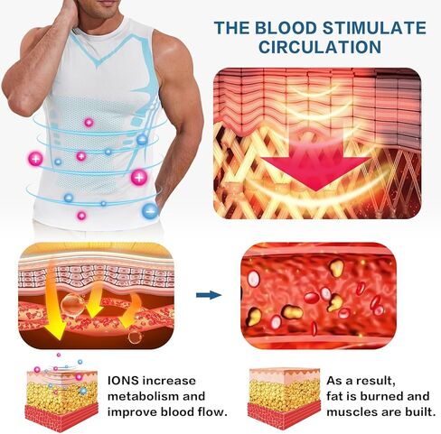 Beotyshow الأيونية تشكيل قميص بدون أكمام التثدي ضغط تانك الأعلى محدد شكل الجسم التخسيس سترة ملابس داخلية قميص in Kuwait