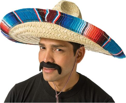 Rubie's Costume Sombrero with Rainbow Serape Edge And Band in Saudi Arabia