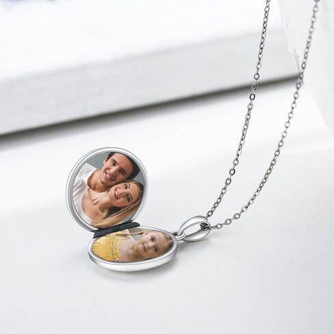 قلادة مدلاة من سيليكبا للنساء والرجال من الفضة الإسترلينية عيار 925 من حجر القمر سلتيك/فايكنغ تحمل صورًا من حجر القمر هدايا مجوهرات للنساء والزوجة والصديقة in Kuwait