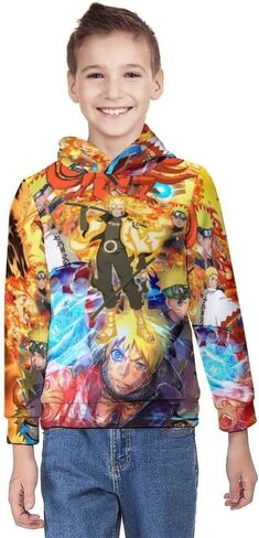 سويت شيرت RDXLAYIV للجنسين للأطفال للأولاد والبنات بقلنسوة مع جيب الكنغر، بلوفر كاجوال بقلنسوة هدايا in Kuwait