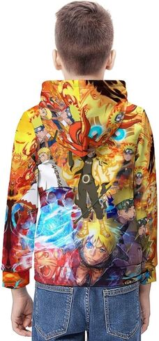 سويت شيرت RDXLAYIV للجنسين للأطفال للأولاد والبنات بقلنسوة مع جيب الكنغر، بلوفر كاجوال بقلنسوة هدايا in Kuwait