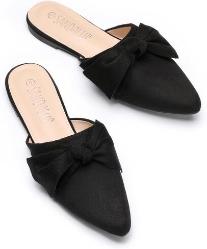 SANDALUP Mules Women Shoes w Pointed Toe and Elegant Bowknot in Kuwait