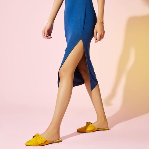 SANDALUP Mules Women Shoes w Pointed Toe and Elegant Bowknot in Kuwait
