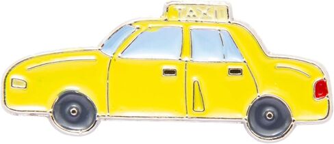 Knighthood Yellow Taxi دبوس شارة معطف بدلة سترة هدية زفاف قميص طوق إكسسوارات بروش in Saudi Arabia