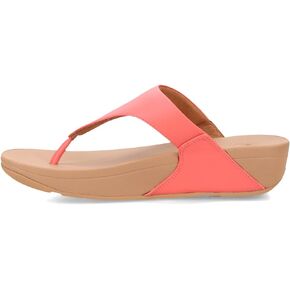 صندل نسائي من FitFlop مصنوع من جلد Lulu ذو مقدمة ويدج in Kuwait