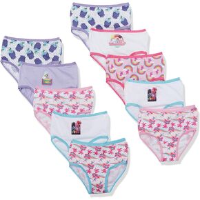 Universal Girls 100% Combed Cotton Trolls Panties with Poppy, Branch, Guy Diamond & More in Sizes 2/3t, 4t, 4, 6, 8