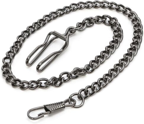 KAEVUD كليب ساعة الجيب سلسلة خمر سبيكة معدنية جيب ألبرت سترة سلسلة مع صندوق الرجال النساء in Kuwait