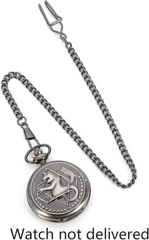 KAEVUD كليب ساعة الجيب سلسلة خمر سبيكة معدنية جيب ألبرت سترة سلسلة مع صندوق الرجال النساء in Kuwait