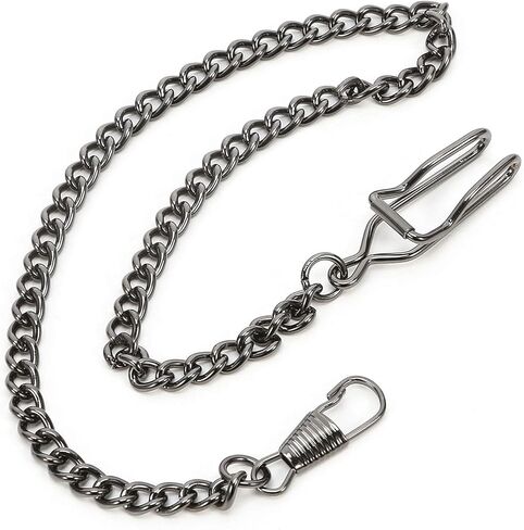 KAEVUD كليب ساعة الجيب سلسلة خمر سبيكة معدنية جيب ألبرت سترة سلسلة مع صندوق الرجال النساء in Kuwait