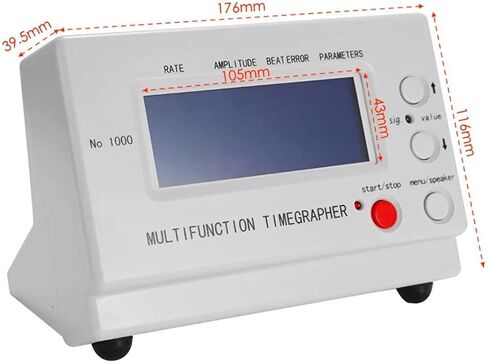 Eyes.sys No.1000 Timegrapher, Mechanical Watch Timing Machine, Multifunction Timegrapher, Watch Tester Calibration Tools with LCD Display for Watchmakers in Kuwait