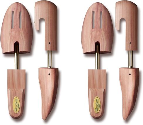 أشجار أحذية Allen Edmonds Woodlore الرجالية من خشب الأرز (زوجين) قابلة للتعديل، عطرية، صنع في الولايات المتحدة الأمريكية in Kuwait