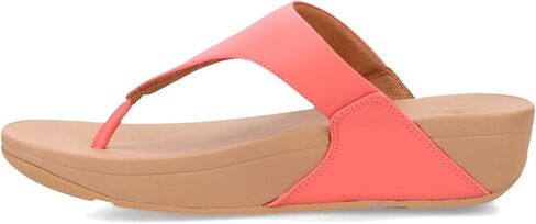 صندل نسائي من FitFlop مصنوع من جلد Lulu ذو مقدمة ويدج in Kuwait