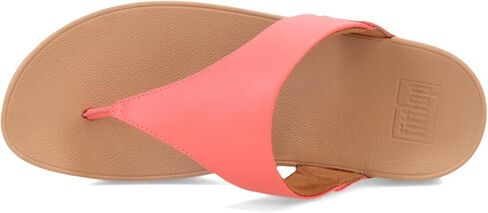 صندل نسائي من FitFlop مصنوع من جلد Lulu ذو مقدمة ويدج in Kuwait