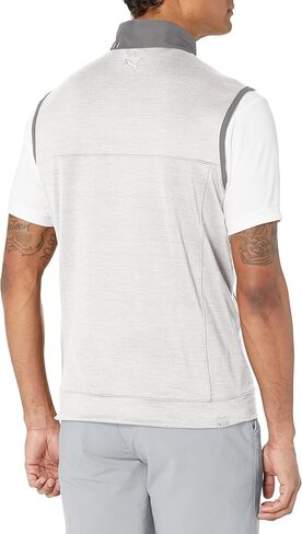 PUMA GOLF Men's Cloudspun Colorblock Vest in Saudi Arabia