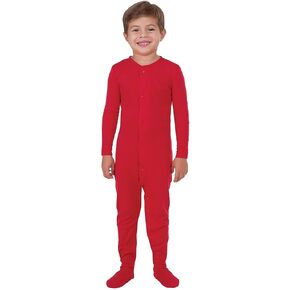 بيجامة بيجامة للقدمين للأولاد - بيجامة فوتي للأطفال، مقعد أحمر in Kuwait