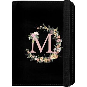 GABraden Cute Passport Holder and Holder Combo Passport Cover with RFID Blocking Women Men Compatible Wallet Credit Card Protector（Initial Monogram-S） in Kuwait