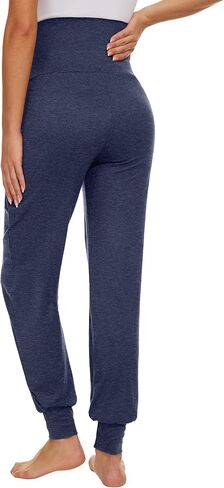 Narcissus Maternity Pants with Pockets/Stretchy Casual Workout Maternity Lounge Pants Pregnancy and Postpartum in Saudi Arabia