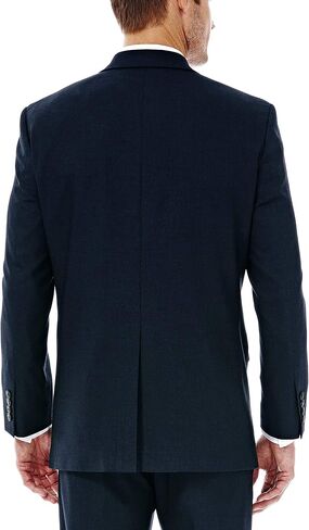 Haggar Men's Premium Performance Stretch Stria Suit Jacket and Pants Classic FIt in Saudi Arabia