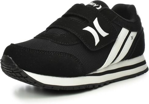 Hurley Kids Hook & Loop Closure Sneakers - Unisex Child Running & Walking Shoes - Fashion Sneakers for Toddlers, Little Kids & Big Kids - Lightweight & Breathable for All Day Comfort in Kuwait