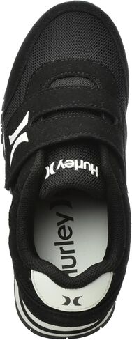Hurley Kids Hook & Loop Closure Sneakers - Unisex Child Running & Walking Shoes - Fashion Sneakers for Toddlers, Little Kids & Big Kids - Lightweight & Breathable for All Day Comfort in Kuwait