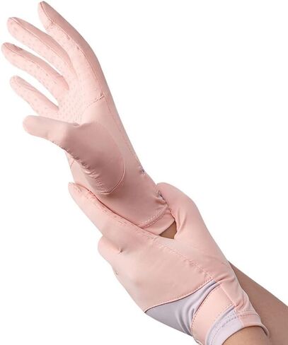 MoreChioce زوج واحد من القفازات النسائية الواقية من الشمس، قفازات حريرية ثلجية قصيرة للصيف تعمل باللمس، قفازات غير قابلة للانزلاق للحماية من الأشعة فوق البنفسجية، قفازات أصابع كاملة قابلة للتنفس للقيادة وركوب الخيل وصيد الأسماك in Kuwait