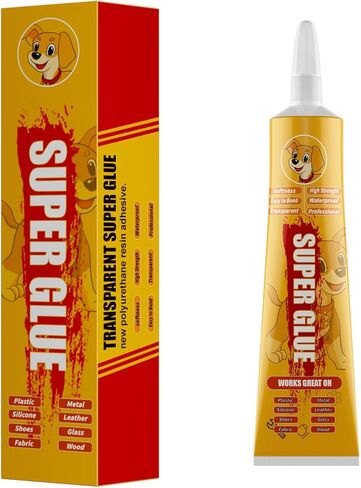 لاصق إصلاح نعل جل غراء الأحذية من Weglau، طقم غراء لإصلاح الأحذية مقاوم للماء وبطيء الجفاف مع غراء تثبيت الأحذية للأحذية الرياضية وحقائب اليد الجلدية لإصلاح نعال الكعب - 2.1oz in Kuwait