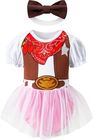 bakjuno Toddler Baby Girls Princess Costume Halloween Outfit for Baby Girl Dress With Headband in Saudi Arabia