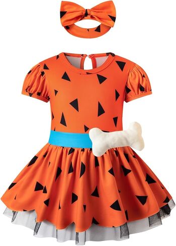 bakjuno Toddler Baby Girls Princess Costume Halloween Outfit for Baby Girl Dress With Headband in Saudi Arabia