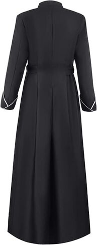 RABISS Adult Medieval Clergy Costume for Women Church Robe Priest Robe Pastor Minister Coat Halloween Cosplay Costume in Kuwait