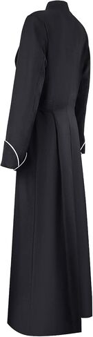 RABISS Adult Medieval Clergy Costume for Women Church Robe Priest Robe Pastor Minister Coat Halloween Cosplay Costume in Kuwait