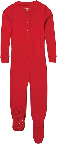 بيجامة بيجامة للقدمين للأولاد - بيجامة فوتي للأطفال، مقعد أحمر in Kuwait