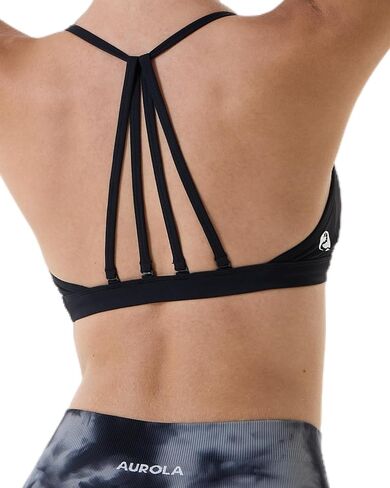 AUROLA Mercury Workout Sports Bras Women Athletic Removable Padded Backless Strapy Minimal Crop Top in Kuwait