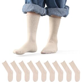 MINI PANDA 9 أزواج من الجوارب الدائرية للفتيات، والجوارب المكشكشة اللطيفة للأولاد والبنات in Kuwait