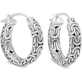 Sterling Silver 925 Bali Earrings in Kuwait